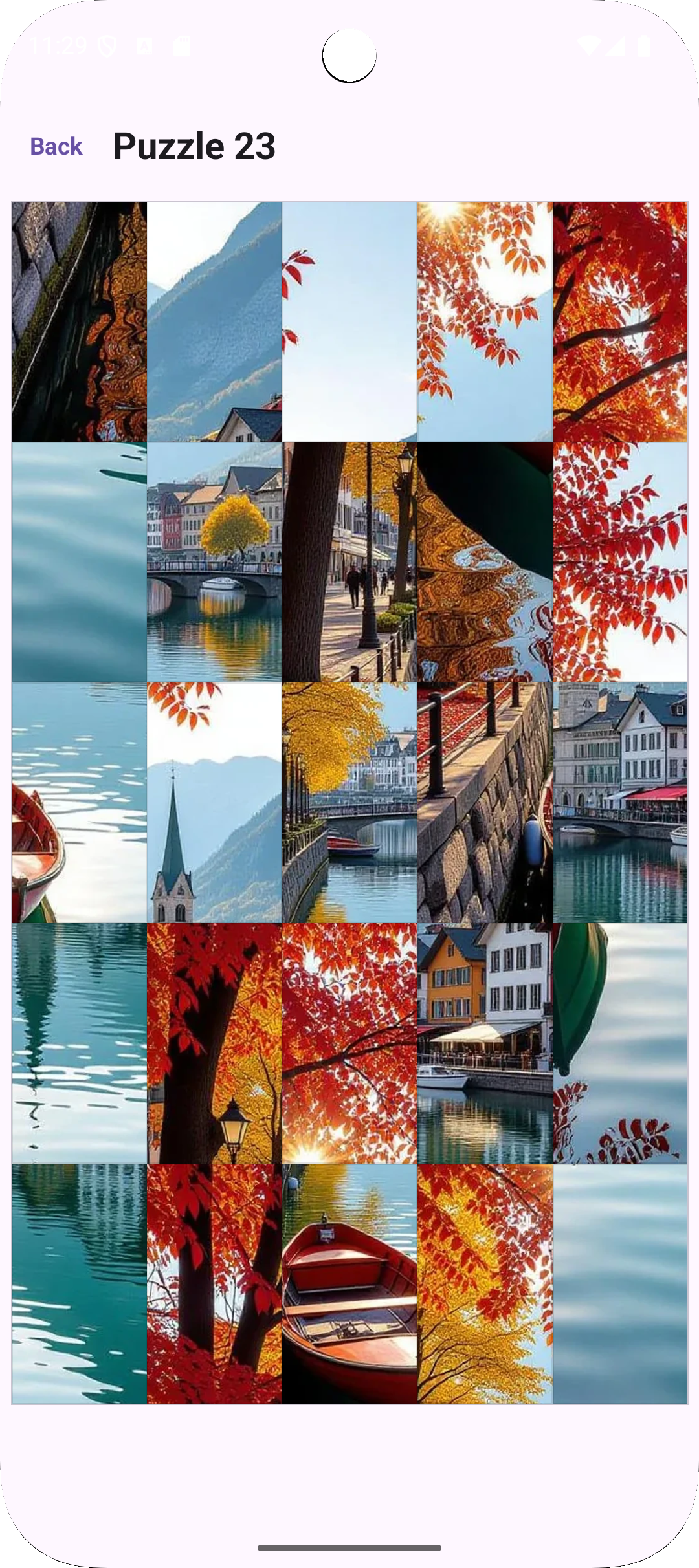 ReelFirst puzzle in progress